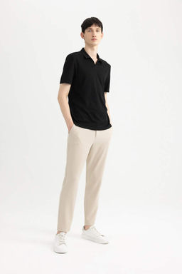 Modern Fit Basic Duz K?sa Kollu Polo Tisort - Defacto фото 6