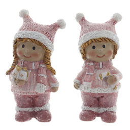 Фигурка декоративная "Дети", L2 W2,5 H6 см, 2в.