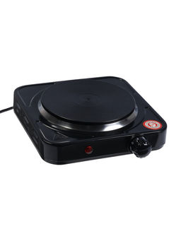 Плитка электрическая LHP-002, 1 конфорка, 1000 Вт, нагреватель диск, чёрная