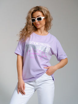 940/1 Футболка "Лиловый"