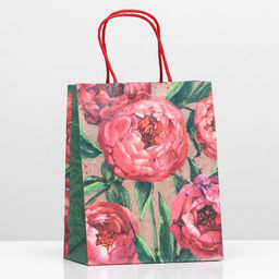 Пакет подарочный «Весенние цветы» 18 х 22,3 х 10 см