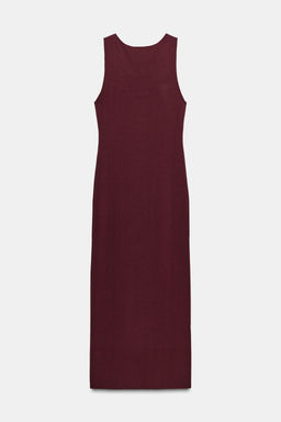 KNIT DRESS WITH CUT-OUT AND METAL DETAIL - Zara фото 6