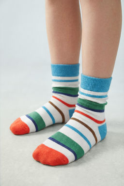 PACK TRES CALCETINES MEDIOS RAYAS ISABELLE VANDEPLASSCHE  / Multicolor - Zara фото 6