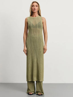 Длинная вязаная туника / Zarina  фото 3