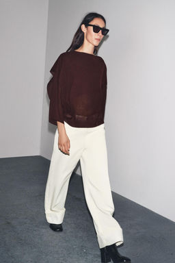 PLAIN KNIT LAYERED TOP - Zara фото 8