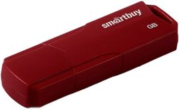 Флеш-накопитель 8Гб "Smartbuy CLUE" Burgundy (SB8GBCLU-BG)