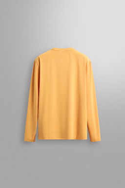 BASIC LONG SLEEVE TECHNICAL T-SHIRT - Zara фото 8