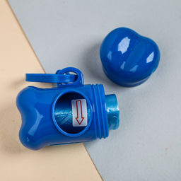 Контейнер с пакетами для уборки за собаками Виляй хвостиком (рулон 15 шт) - Пушистое счастье фото 2