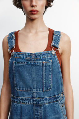 DENIM TRF JUMPSUIT - Zara фото 2