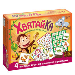 Игра Хватайка. Забавные животные арт.8573 /14