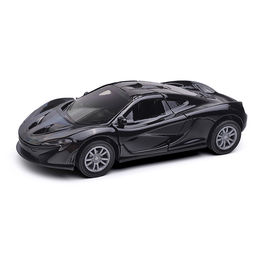 Чёрная инерционная машинка Спорт die-cast,1:32, открывающиеся двери