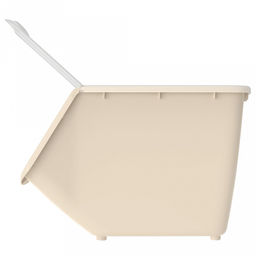 Контейнер для продуктов 10,5л, 33,7х23,8х21,7см, откидная крышка с отверстиями, полипропилен, слоновая кость (Россия) - Домашняя мода фото 3