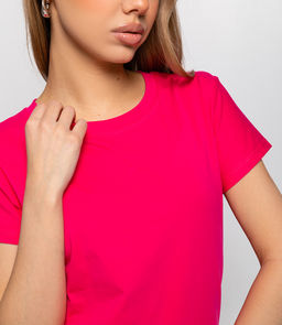Футболка #ОКТ1665, фуксия - Dommod фото 5