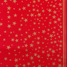 Скатерть новогодняя «Этель» Gold stars 149×220+/- 3 см, 100% хлопок, 190 г/м²