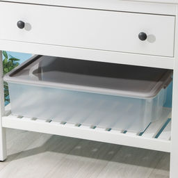 Контейнер для хранения с крышкой Porter, 32 л, 65.9×41.6×17.5 см, прозрачный