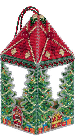 Набор для вышивания PANNA IG-7441 Новогодний фонарь 7 х 15.5 см
