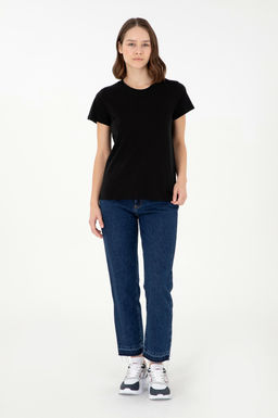 Женская черная базовая футболка Неожиданная скидка в корзине - U.s. polo assn фото 11