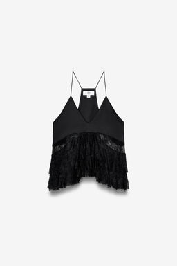 LACE COMBINED TOP LIMITED EDITION - Zara фото 7