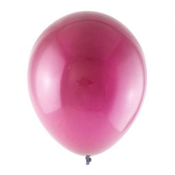 Воздушные шары латексные 12", 100 шт., кристалл, бордовые