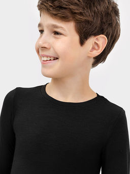Лонгслив термо в черном цвете для мальчиков - Mark formelle фото 3