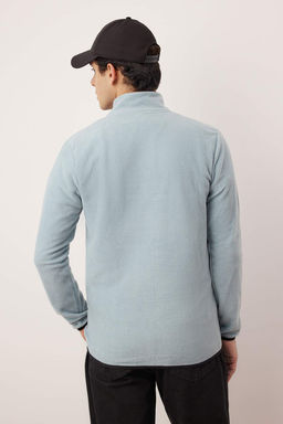 Siyah Regular/Normal Kesim Dik Yaka Fermuarl? Dikis Detayl? Polar Sweatshirt TMNAW26SW00036 - Trendyolmilla фото 27