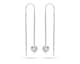 Серьги из серебра куб.циркон., ТЦС-68