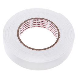 Цена за 12 шт. Клейкая лента двусторонняя, на вспененной основе, 25 мм × 4 м