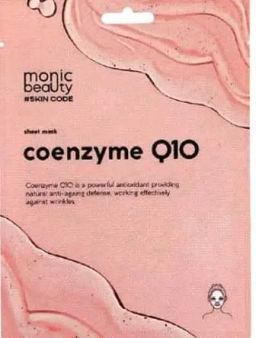 MONIC BEAUTY Skin Code Тканевая маска для лица Коэнзим Q10 25мл (*10)