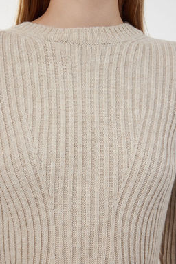 TRENDYOLMILLA Antrasit Mini Triko A-Line Formda Elbise TWOAW25EL00030 фото 11