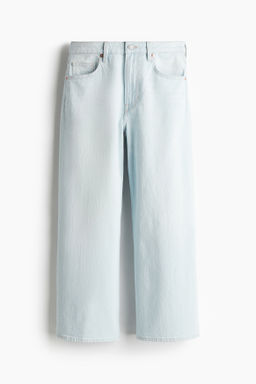 Wide High Cropped Jeans