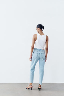 Z1975 MOM-FIT HIGH-WAIST JEANS - Zara фото 23