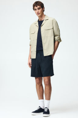 Pantal?n corto texturizado Relaxed Fit - H&m фото 8