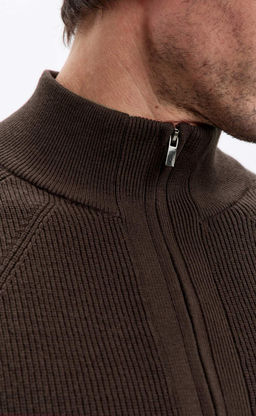 Джемпер Primm P421-15-4702 из хлопка с шерстью коричневый фото 4