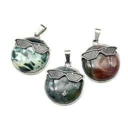 Подвеска Смайл 27мм с яшмой