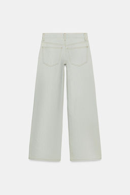 JEANS ZW COLLECTION RELAXED TIRO BAJO ROTOS / Azul claro - Zara фото 6