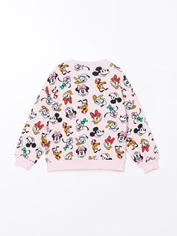 Bisiklet Yaka Mickey Mouse Bask?l? K?z ?ocuk Pijama Tak?m? - Waikiki фото 3