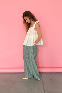 Брюки СЕТ001Б/06/Зеленый, белый - M&G all natural фото 9