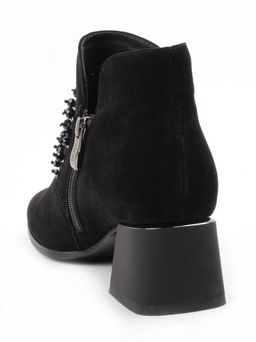 01-CGXM12-2R BLACK Ботинки женские (натуральная замша, байка) - Фабричный китай фото 8