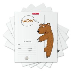 Цена за 2 шт. Тетрадь 24л. ErichKrause клетка "Из-за угла" (49223) обложка - мелованный картон