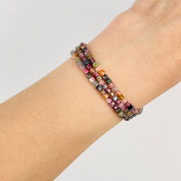 Бусины для украшений из Турмалина микс 39 см