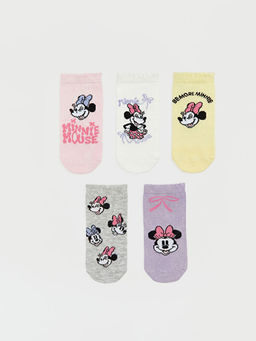 Носки Minnie Mouse для девочки с принтом 5 шт