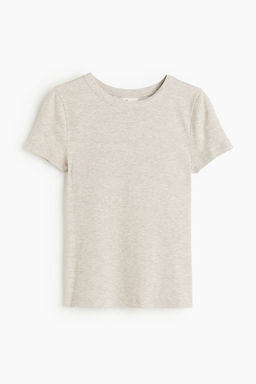 Camiseta en canale de mezcla de modal - H&m фото 5
