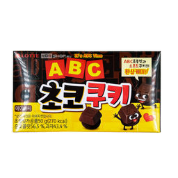 Печенье шоколадное ABC Choco Cookie Lotte, Корея, 50 г Акция