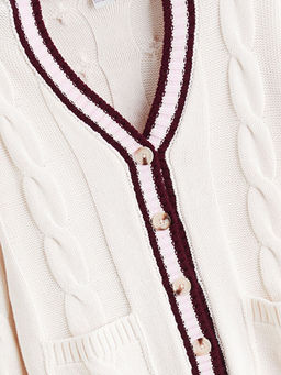 V Yaka K?z ?ocuk Triko H?rka