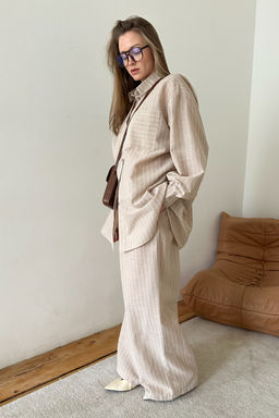 Костюм женский SET065/08/Бежевый, белый - M&G all natural фото 6