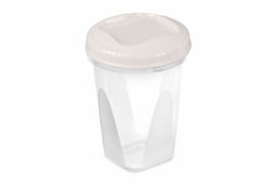 Цена за 2 шт. Банка с завинчивающейся крышкой "Тондо" 0,9л кремовая С286КРЕМ