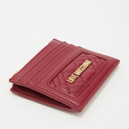 Женский картхолдер LOVE MOSCHINO SLG QUILTED Артикул 4065015, вишневый