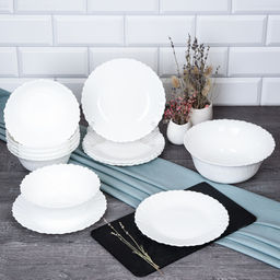 Столовый набор 13 предметов Тюльпан белый / 13/LHK680 (WHITE) /уп 4/ - Галеонтрейд фото 2