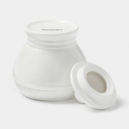 Набор сервировочный Magistro Argos, 2 предмета: молочник 300 мл, сахарница 300 мл, фарфор, белый фото 5