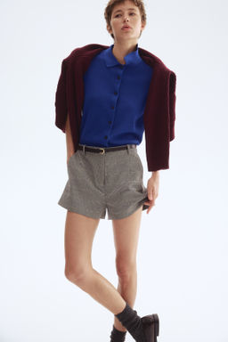 Pantal?n corto con cintur?n - H&m фото 7